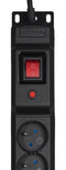 Activejet COMBO 12 socket power strip 5m black