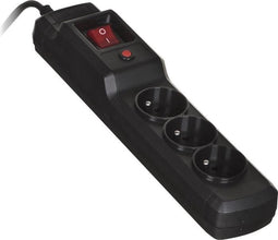 ActiveJet COMBO 3GN 5M Black Power Strip met snoer.