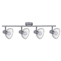 Activejet GIZEL quadruple ceiling wall light strip chrome E14 wall lamp for living room