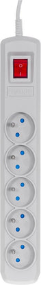 ActiveJet Grey Power Strip met Cord ACJ COMBO 5G / 1,5 M / BEZP. Aut / s.