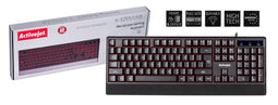 Activejet wired keyboard K-3255 black USB