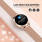 Actyve Smartwatch Dames Rosé Goud - Apple & Android - Stappenteller - Full Touchscreen
