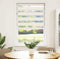vidaXL - Zebra - rolgordijn - 85x100 - cm - stofbreedte - 80,9 - cm - marmerbeige
