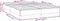 vidaXL - Bedframe - kunstleer - crèmekleurig - 140x190 - cm