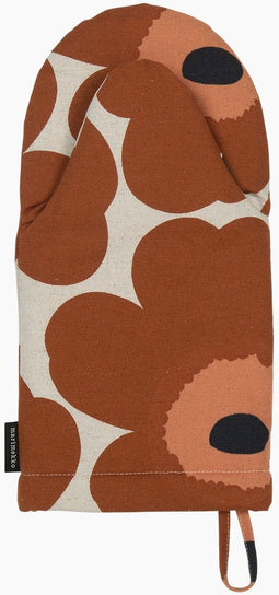 Marimekko - Unikko - Ovenwant - Bruin-Rood