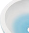 vidaXL - Opzetwasbak - rond - Φ41x14 - cm - keramiek - wit - en - blauw