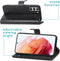 iMoshion Hoesje Geschikt voor Samsung Galaxy S21 FE Hoesje Met Pasjeshouder - iMoshion Luxe Bookcase - Zwart