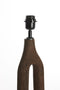 Light & Living Tafellamp Xitta - Mangohout - 55cm - Donkerbruin - excl. kap