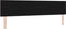 vidaXL - Hoofdbord - met - knopen - Donkerbruin - 200 - cm - Stof