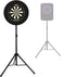 KOTO - Heavy Duty Dartbord - Verstelbare Hoogte tot Midden van Bord: 120cm - 190cm - Breedte 90cm - 4 KG - Voor Sisal & Elektronische Borden