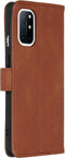 iMoshion Hoesje Geschikt voor OnePlus 8T Hoesje Met Pasjeshouder - iMoshion Luxe Bookcase - Bruin