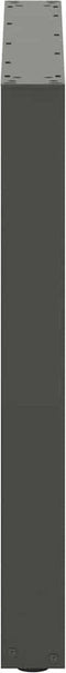 vidaXL - Salontafelpoten - 3 - st - U-vormig - 90x(72-73) - cm - staal - antraciet