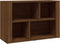 vidaXL - Dressoir - 80x30x54 - cm - bewerkt - hout - bruin - eikenkleur
