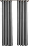 Larson - Luxe Geweven Blackout Gordijn - Ringen - Lichtgrijs - 150 x 250 cm - Verduisterend & kant en klaar