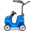 Step2 looppauto Side-By-Side Push Around SUV in Blauw - Duwauto voor 2 kinderen - Luifel voor schaduw - Loopauto met duwstang & luifel - Voor kinderen vanaf 2 jaar