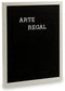 Schilderij Zwart Wit Paneel 144 Letters (2,5 x 50,5 x 40,5 cm) (12 Stuks)