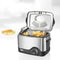 Unold 58615 - Friteuse Compact 1,5L - Traploos instelbare temperatuur tot 190°C - Zilver