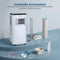Gologi 3-in-1 Mobiele Airco - Aircooler met Wifi en App - 9.000 BTU/h - Inclusief Raamafdichtingskit en Afstandsbediening - Wit