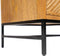 Liviza Nachtkastje Mistral - links - Mangohout - Rechthoek Bruin - 55 cm , 38 cm , 38 cm