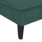 vidaXL - Chaise - longue - fluweel - donkergroen