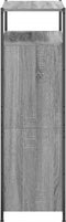 Schoenenkast 75x34x112 cm bewerkt hout grijs sonoma eikenkleur