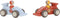 Little Dutch LD2526 - Pullback Raceauto's - 2 stuks (set van 2)