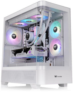 Thermaltake View 290 TG ARGB - Midi Tower - 3x 120 mm ventilatoren - Wit