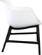 PTMD Nicca White polypropylene leisure chair