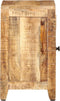 vidaXL - Nachtkastje - 40x30x50 - cm - massief - mangohout