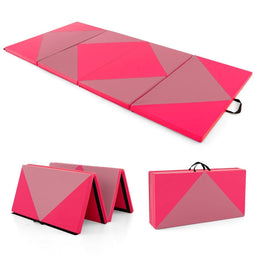 Coast Opvouwbare Gymmat - EPE-schuim 5 cm - 240 x 117 cm - Roze