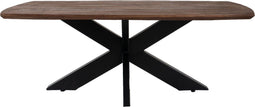 Eettafel Felix - Espresso Mangohout - 220 x 100 cm