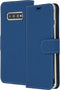 Accezz Galaxy S10 - Wallet Softcase Bookcase - 3 pashouders - Blauw