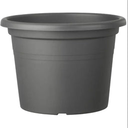 Bloempot Deroma Cilinder Antraciet Geïnjecteerde Rond Ø 50 cm 50 x 35 cm
