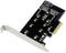 Conceptronic EMRICK05B - PCIe 3.0 M.2 Uitbreidingskaart - 32 Gbit/s Bandbreedte - 40 mm x 102 mm x 18 mm