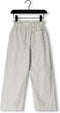 Like Flo F302-5641 - Meisjes Broek - Elastische Taille - Off White met IJsblauw Streepje - Maat 158