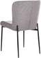 ADA - Eetkamerstoel set van 2 - Donkergrijs - Polyester