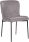 ADA - Eetkamerstoel set van 2 - Donkergrijs - Polyester
