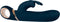 Adam and Eve - Roterende rabbitvibrator Adam & Eve - Blauw