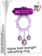 Adam & Eve Triple Ball Bangin' Vibrating Cockring Paars