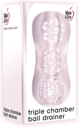 Adam & Eve Triple Chamber Ball Drainer Masturbator