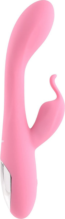 Adam & Eve Vibrator Love Toy Eve'S Rechargeable Slimline Rabbit Roze