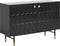 ADANTE - Sideboard - Zwart - MDF