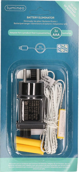 Adapter 3x AAA batterij vervanger