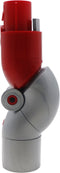 Adapter Met Snelle Ontgrendeling Geschikt Voor Dyson V11, V10, V8 & V7 - Multi Hoek Rotatie Tot 90 Graden - Ergonomisch Stofzuigen - Steelstofzuiger Onderdelen - Rood/Grijs