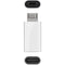 Adapter USB 2.0 Micro-B to USB-C white, for connecting a Micro-USB device with a USB-C cable
