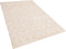 ADATEPE - Laagpolig vloerkleed - Beige - 140 x 200 cm - Viscose