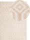 ADATEPE - Laagpolig vloerkleed - Beige - 140 x 200 cm - Viscose