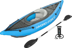 Hydro Force Cove Champion X1 - Opblaasbare kajak - 275 cm - Blauw