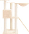 vidaXL - Kattenmeubel - met - sisal - krabpalen - 83 - cm - crèmekleurig