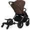 Lionelo Buggy Board - Meerijdplankje - Zit- en Sta-optie - LED-wielen - Verstelbaar Zitje - Antislip Platform - Tot 25 kg - 2-5 jaar - Eenvoudige Montage